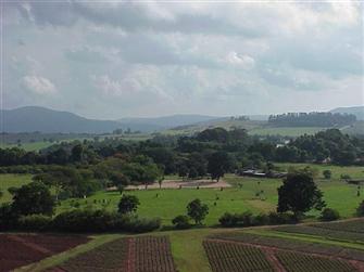 Paddocks and School from air